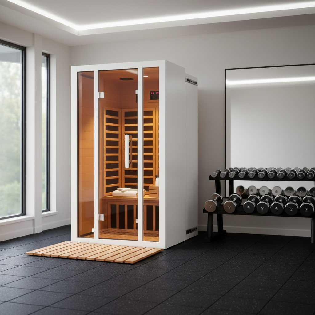 Vanity Art 2-Person FAR Infrared Sauna | Solid Hemlock Wood, Extendable Design, Low EMF Carbon Heaters, Indoor Home System