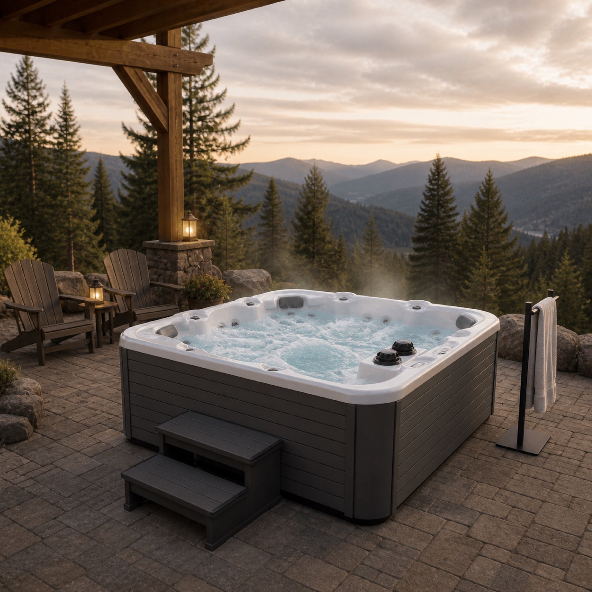Sunbelt Lonestar Series 900 Hot Tub - Seats 7 - 60 Jets