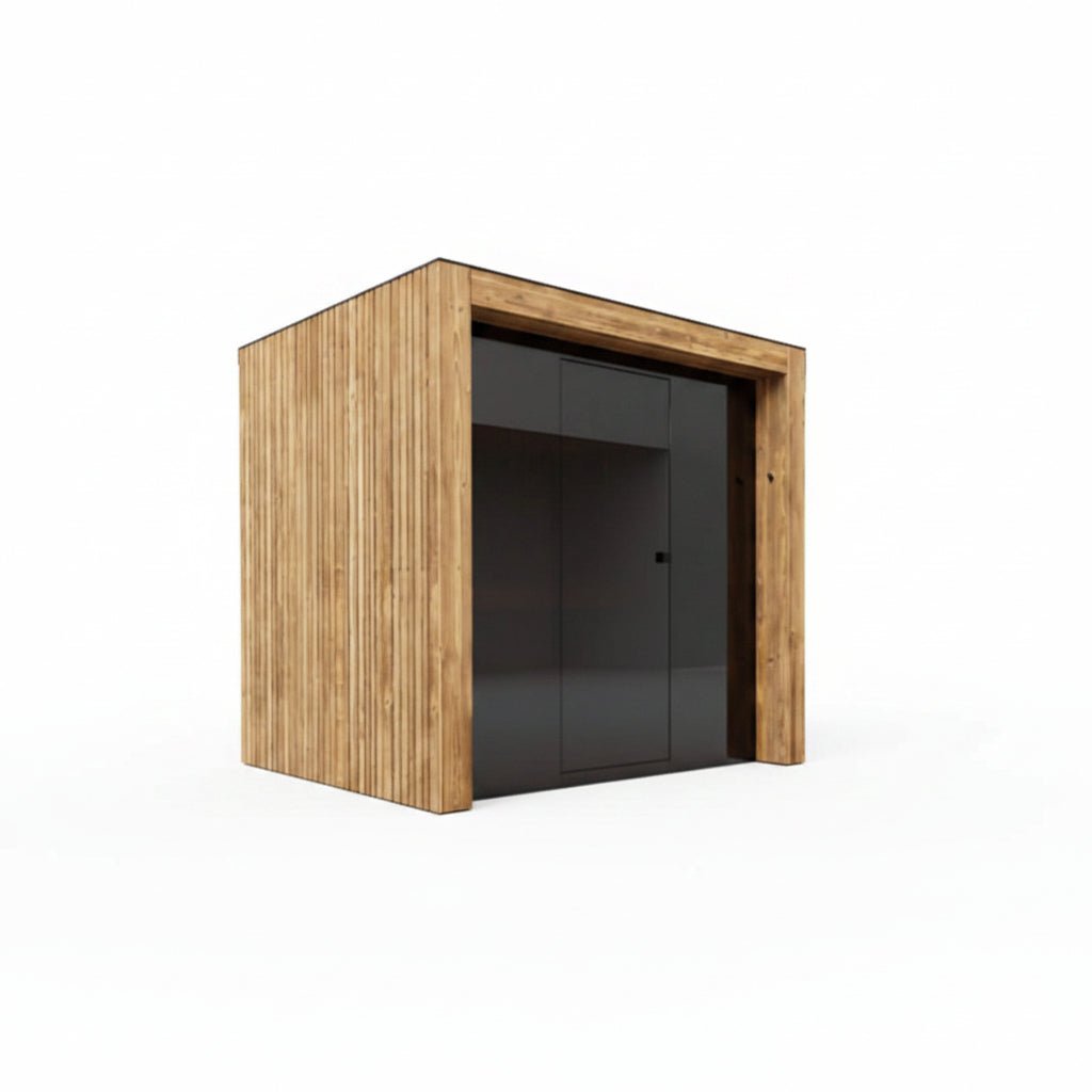 ThermaSol Fortis Outdoor Sauna Cabin, 4 Person - Forge Recovery