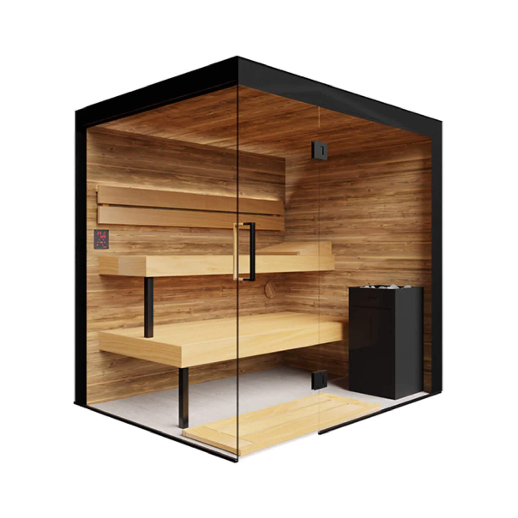ThermaSol Lumaria Indoor Glass Sauna Cabin