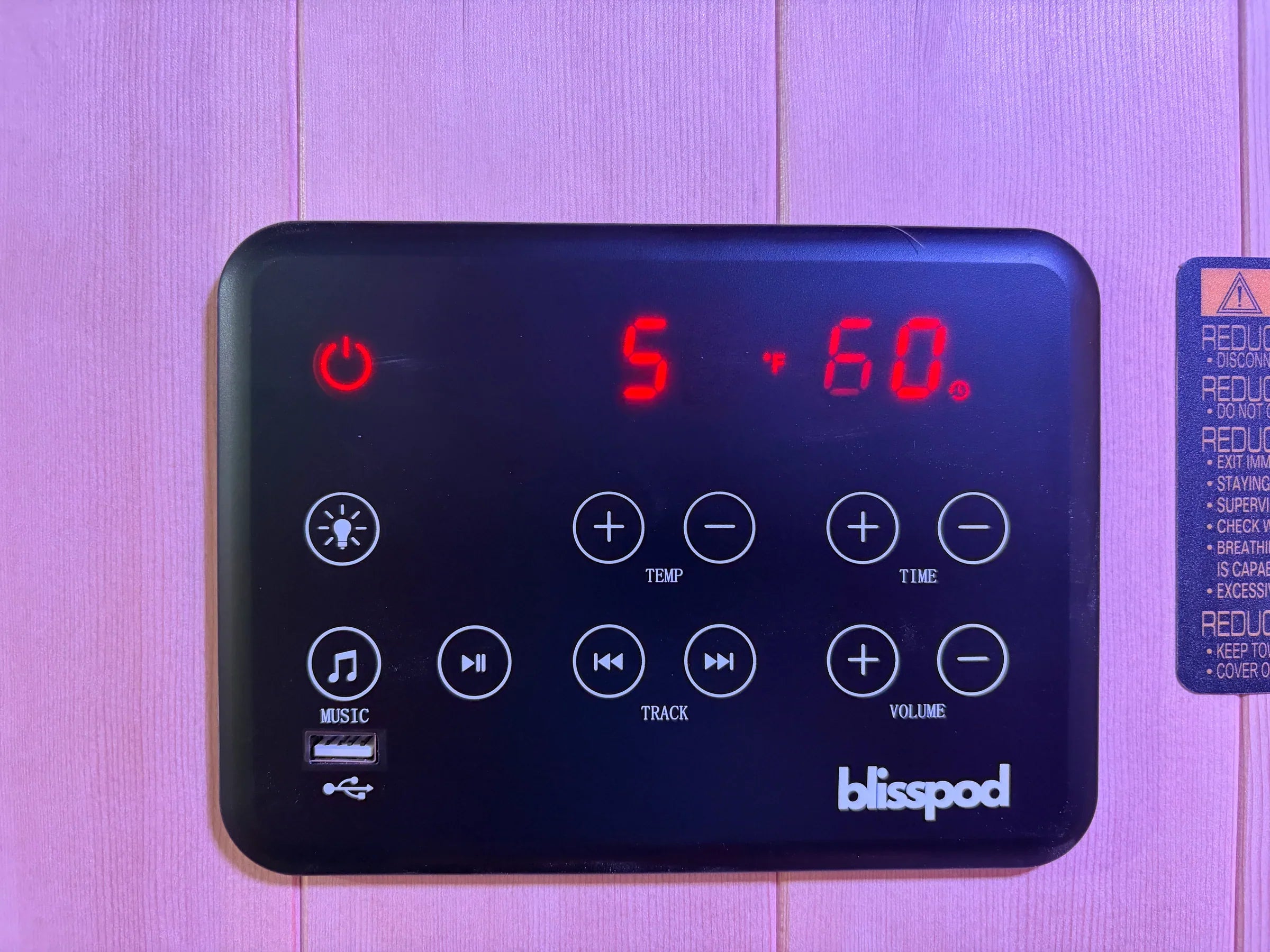 Blisspod Milano 2-Person Full Spectrum Infrared Sauna | Canadian Hemlock, Ultra Low EMF, Red Glass Heater & Chromotherapy Lighting