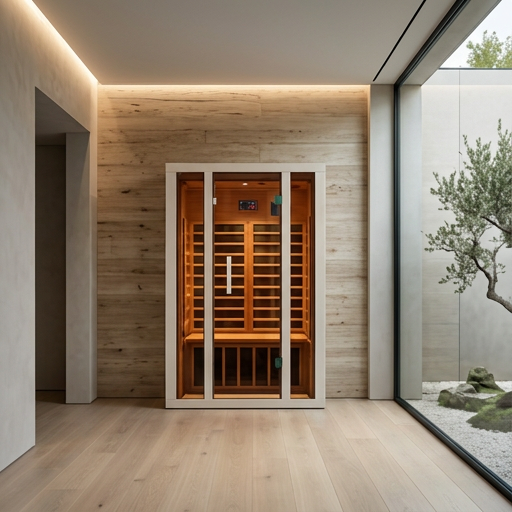 Vanity Art 1-Person FAR Infrared Sauna | Solid Hemlock Wood, Extendable Design, Low EMF Carbon Heaters, Indoor Home System