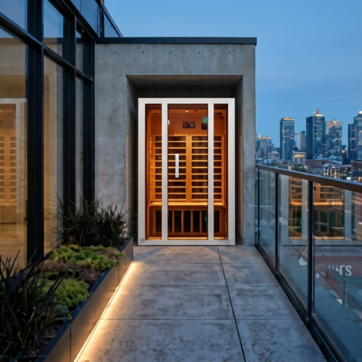 Vanity Art 1-Person FAR Infrared Sauna | Solid Hemlock Wood, Extendable Design, Low EMF Carbon Heaters, Indoor Home System