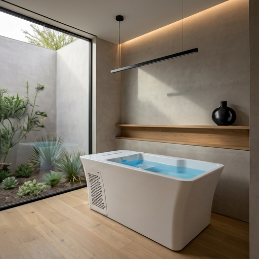 Lifetrend |Alta 2-in-1 Hot & Cold Plunge System | Insulated Spa-Grade Tub with Gecko Circulation Pump, UV Ozonator & Integrated Filtration