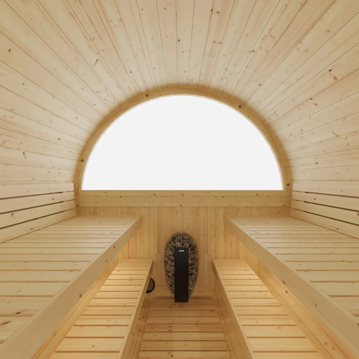 Summer Sale $500 OFF - Finnish Barrel Saunas Vassa | 6-Person Barrel Sauna with WiFi Heater - Discount - Forge Recovery