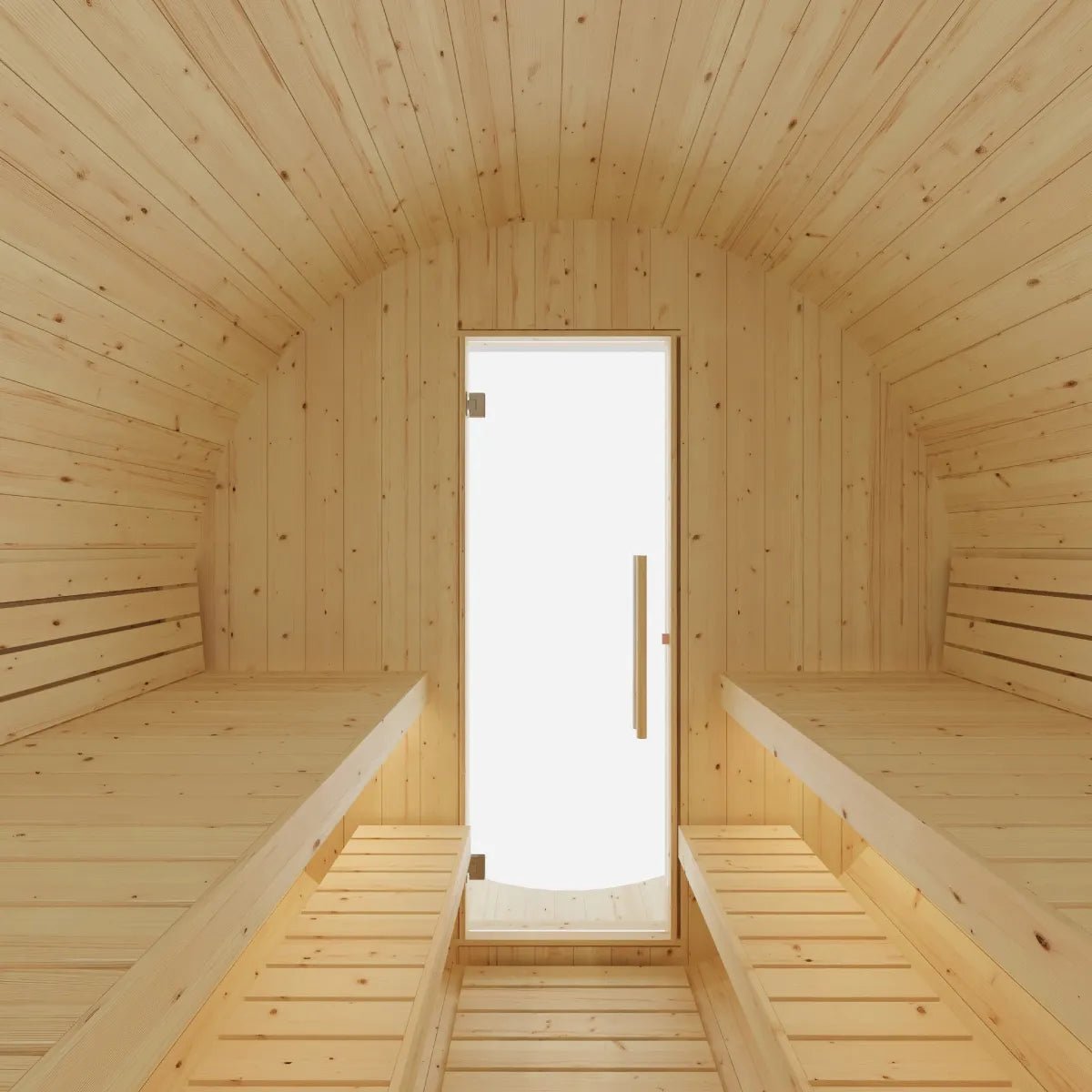 Summer Sale $500 OFF - Finnish Barrel Saunas Vassa | 6-Person Barrel Sauna with WiFi Heater - Discount - Forge Recovery